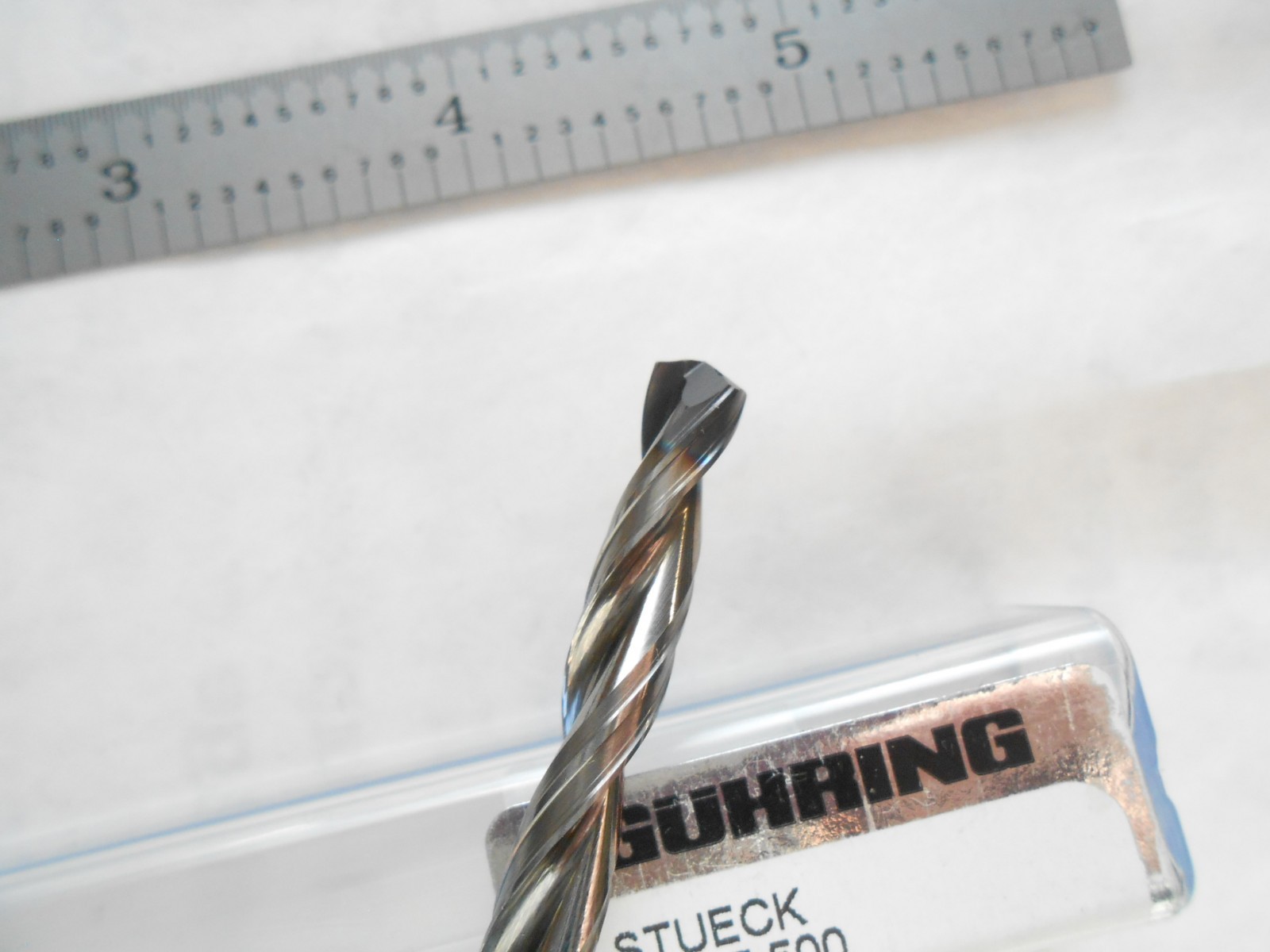 NEW GUHRING SOLID CARBIDE 15XD H.P. DRILL 5.50MM CUT DIA. X 110MM FL X 150MM OAL