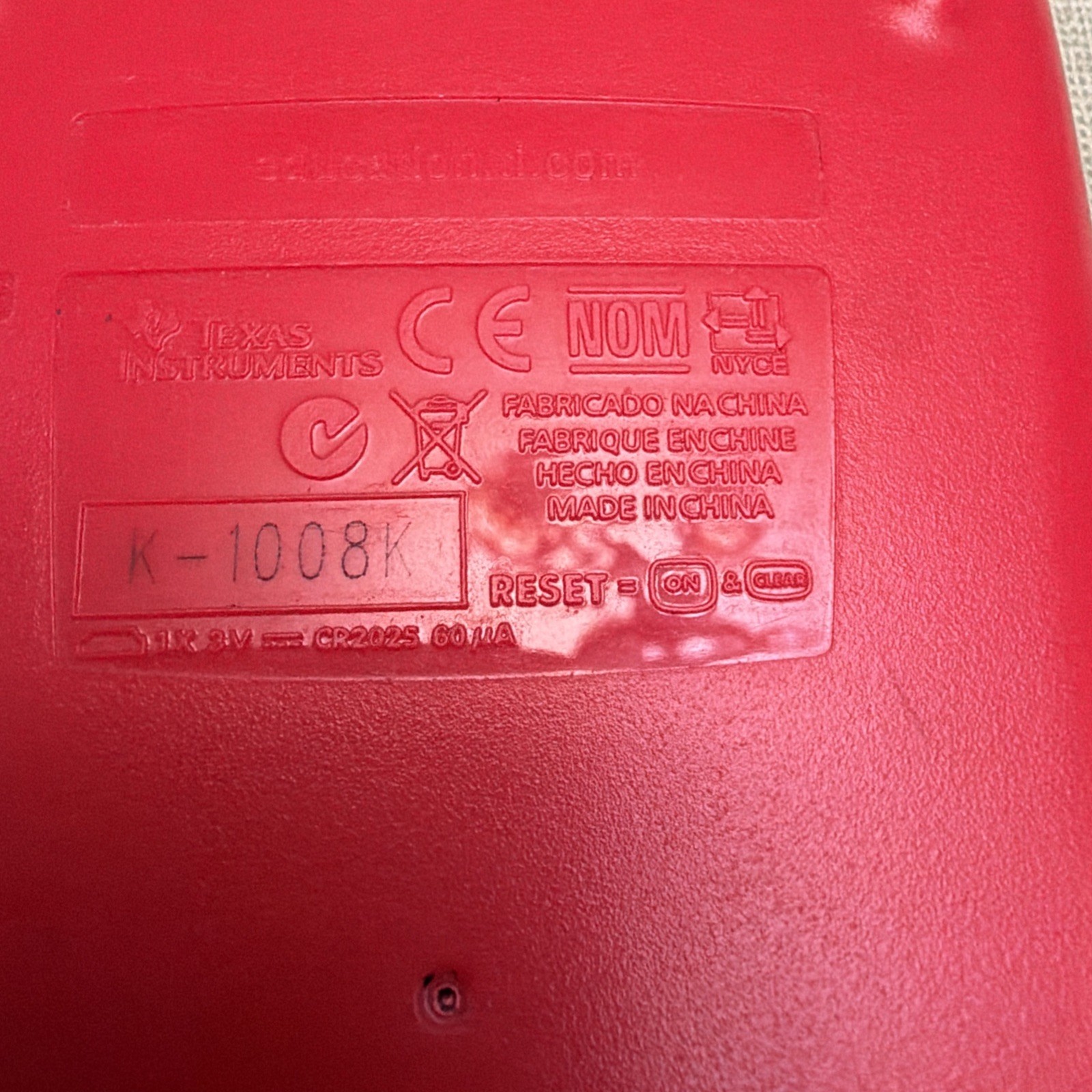 Texas Instruments TI-30XIIS Scientific Calculator Red with Sliding Case