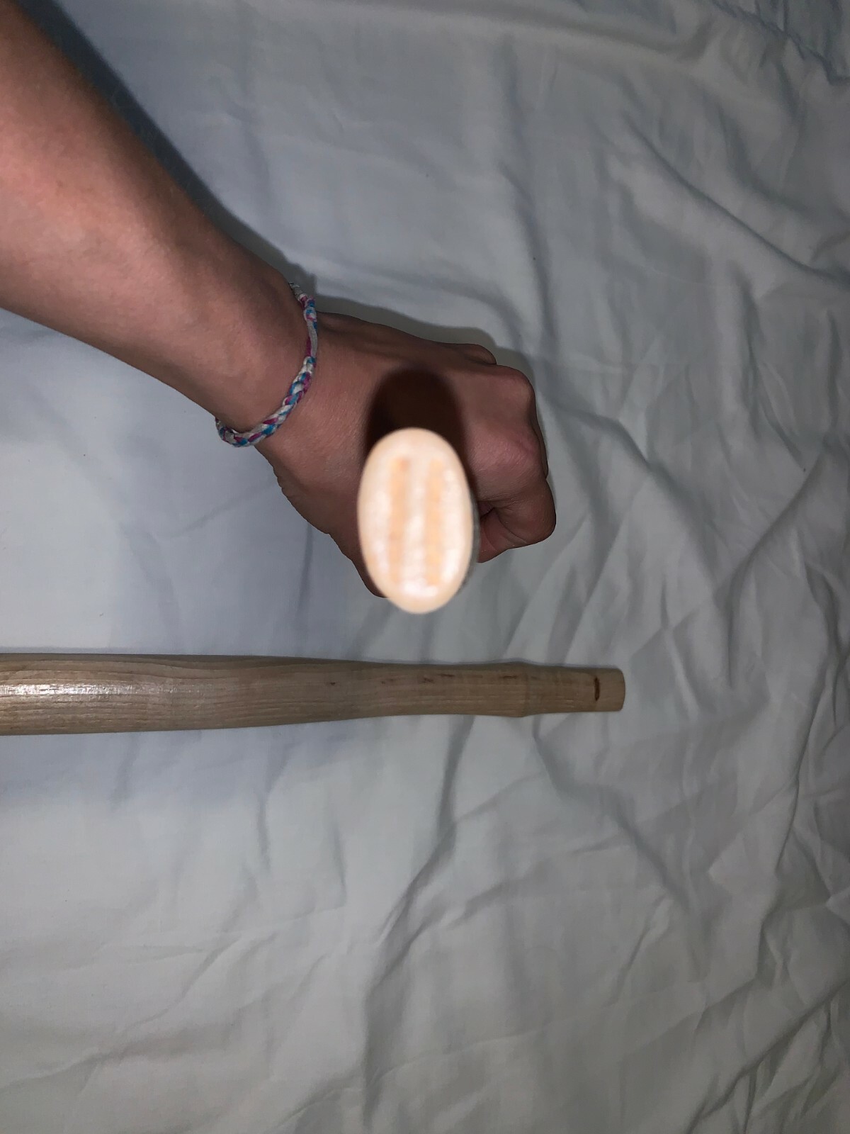 QTY 2 14 INCH NATURAL WOODEN MACHINIST / BALL-PEEN / HAMMER REPLACEMENT HANDLES