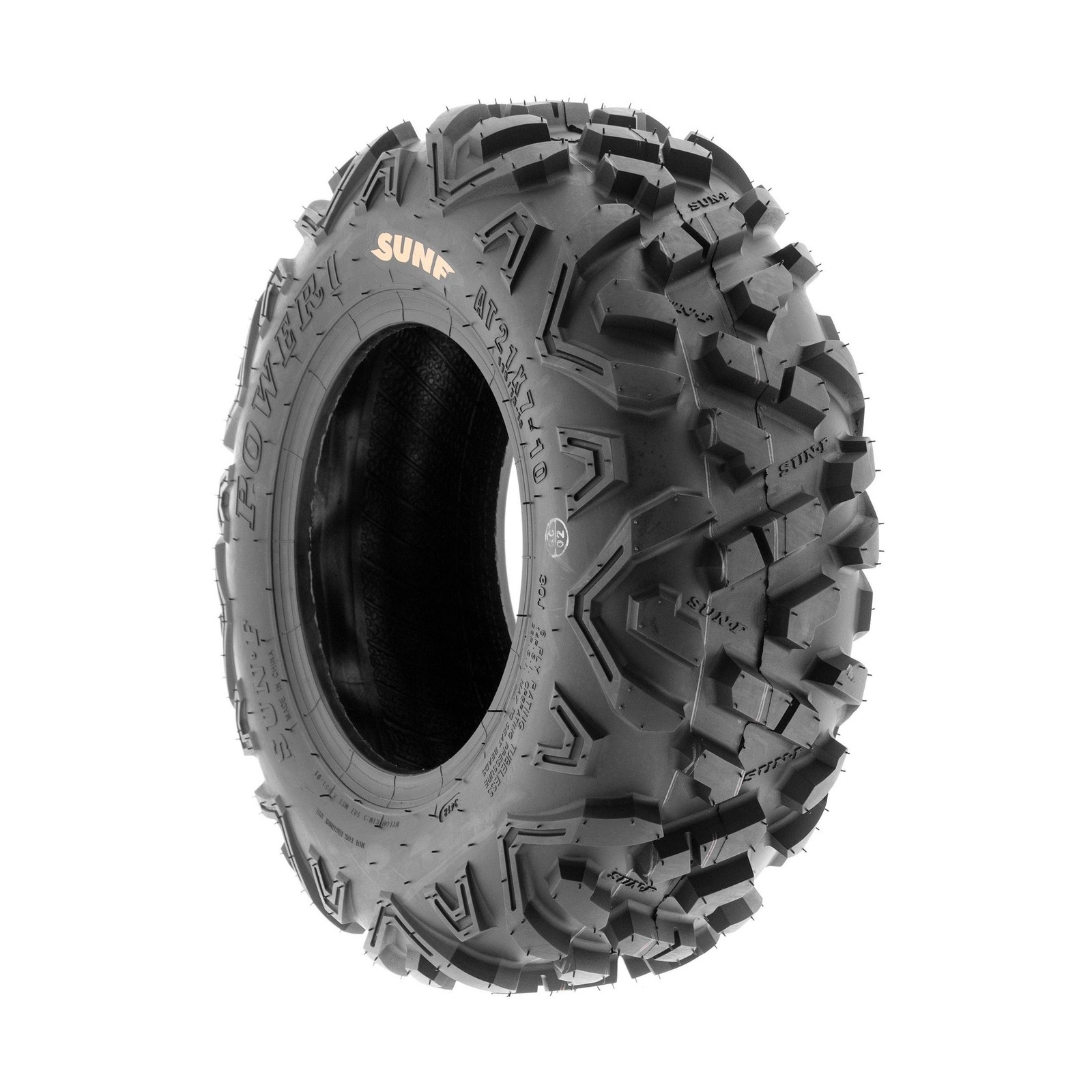 Set of 4 SunF Power.II ATV UTV Tires 19×7-8 Front & 18×9.5-8 Rear, All-Terrai…