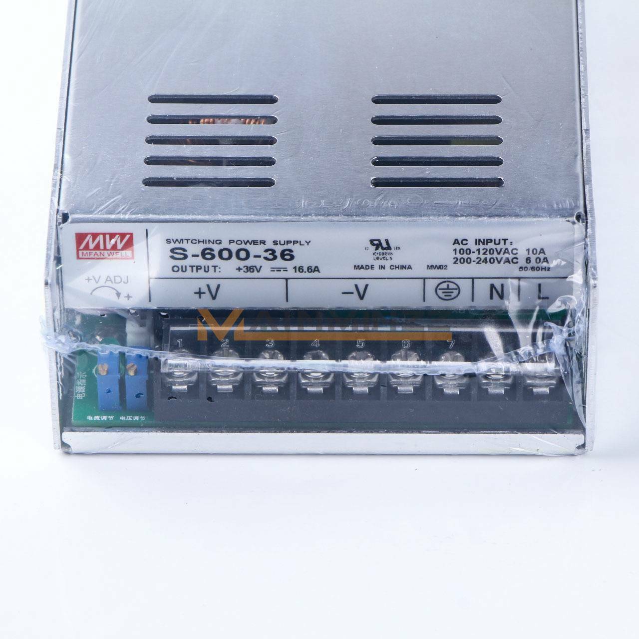 1PCS New S-600-36 36V 16.6A switching power supply