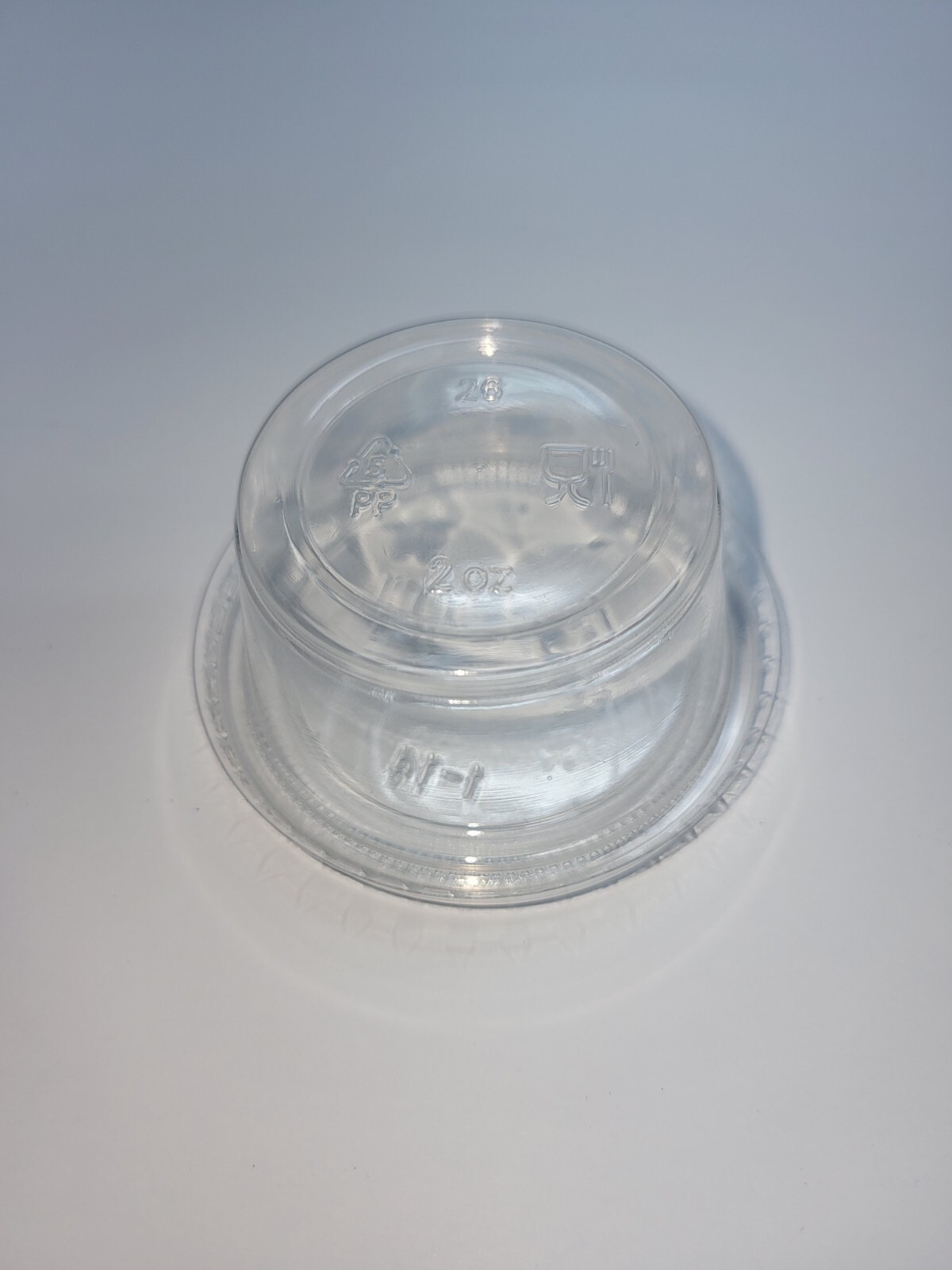 2 oz Plastic Clear Portion Cups Sauce Souffle Cup With Lids (Set Of 125)
