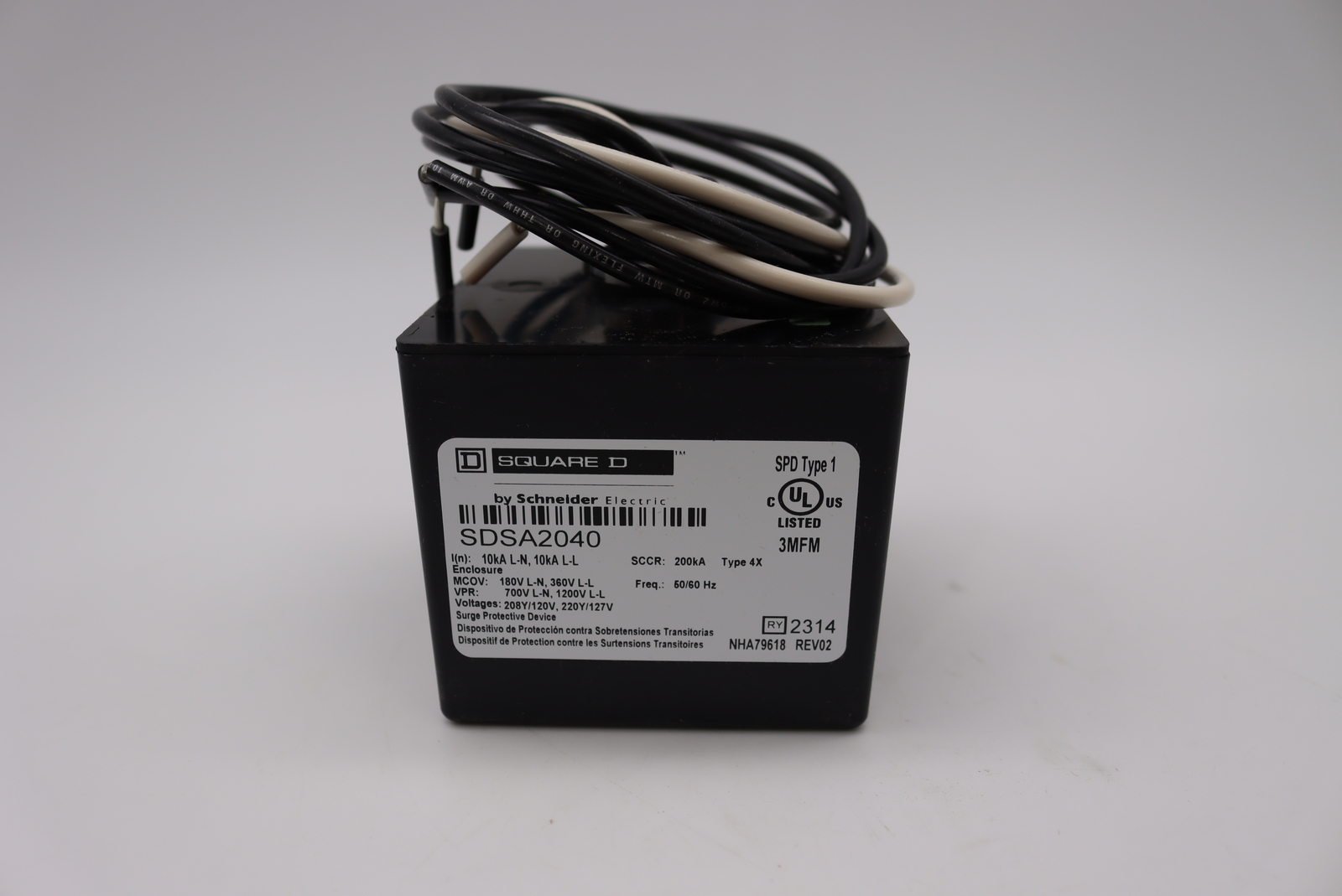 Square D SDSA2040 Surge Protection Device 208Y/120V