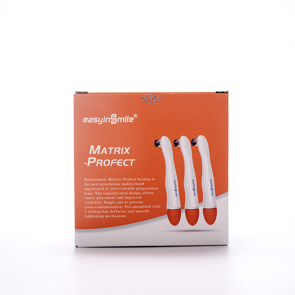 Dental Matrice Pro Matrix Bands Pre Formed Curved Retainer 4.5/6mm Glass Cements