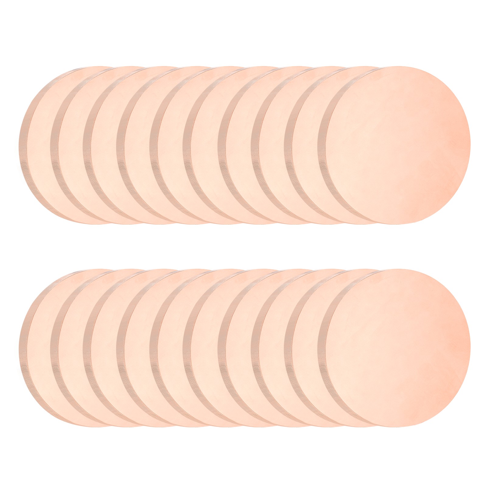 20Pcs 0.03″ Thick 0.6″ Dia C1100 Pure Copper Sheet INDUSTRIAL Copper Round Plate