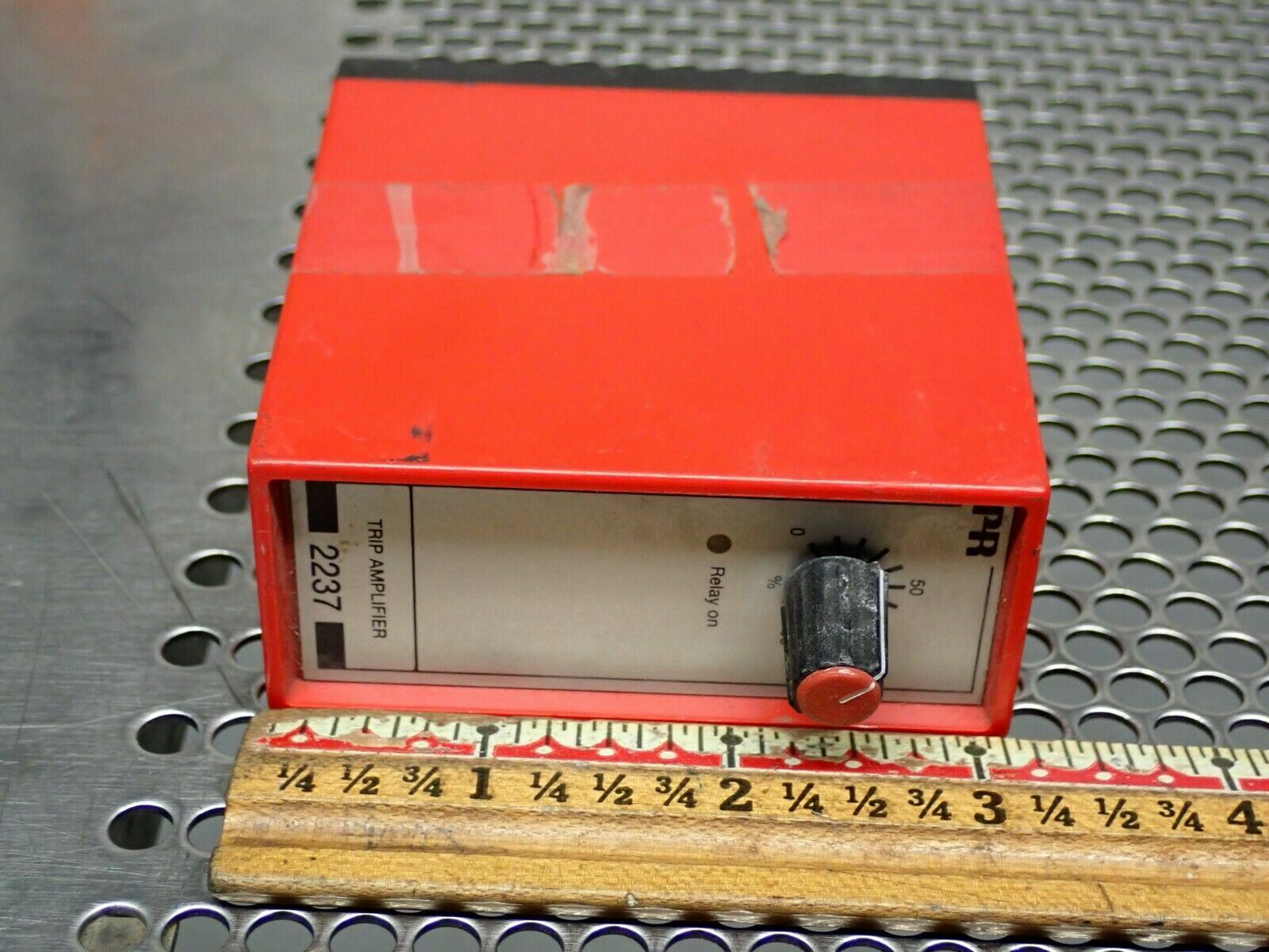 PR Electronics 2237 Trip Amplifier Relay 24VDC 4-20mA Used With Warranty