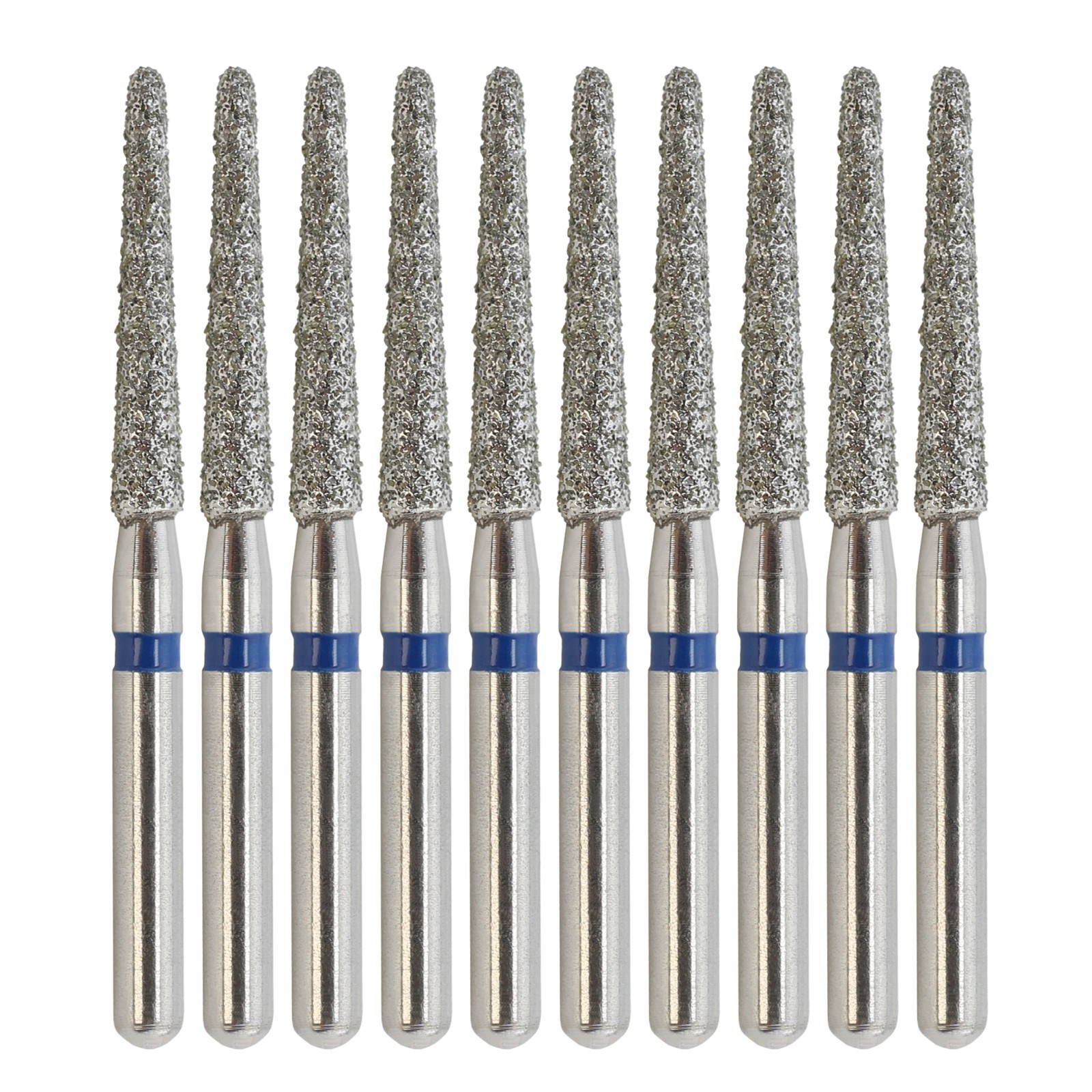 Multi-Use Dental Diamonds Bur Chamfer FG 850/016M Round End Taper Medium Grit