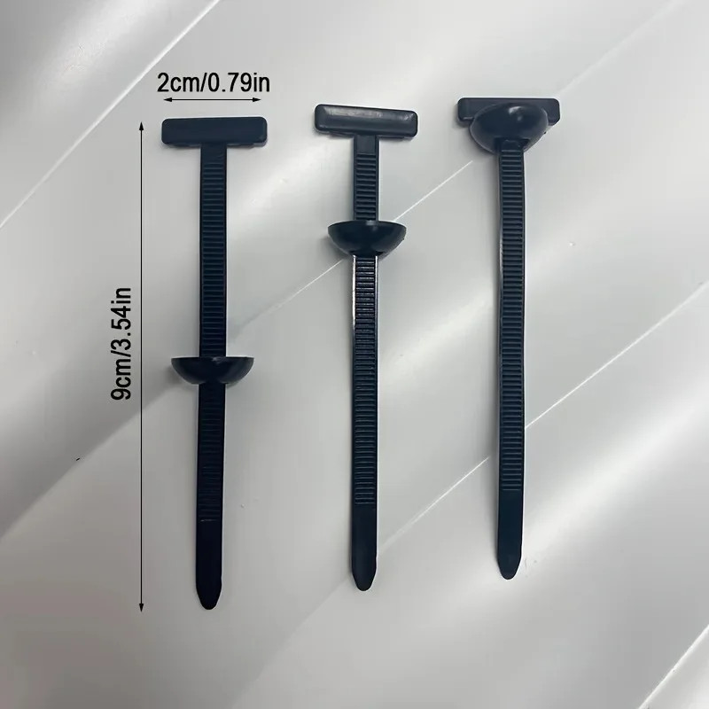 100Pcs Heavy-Duty Self-Locking Nylon Cable Ties – Uv-Resistant, High-Strength Fa