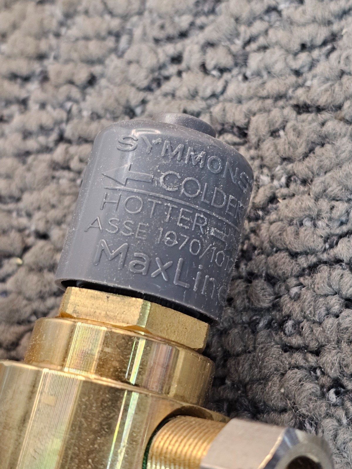 Symmons 8210CK MaxLine Thermostatic Tempering Valve 3/8″ Compression Connection