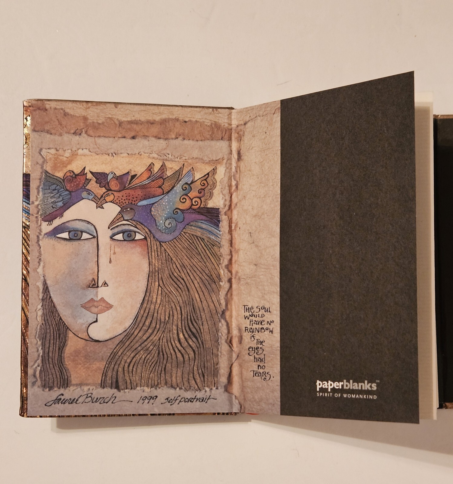 Paperblanks Laurel Burch Blank Notebook Self Portrait Soul & Tears Mini 4″ x5.5″
