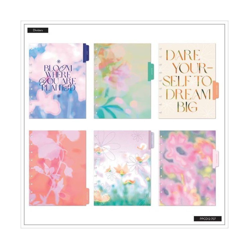 Happy Brands 7″x9.25″ Blurred Fleurs Coral Classic 2026-2027 12 Month