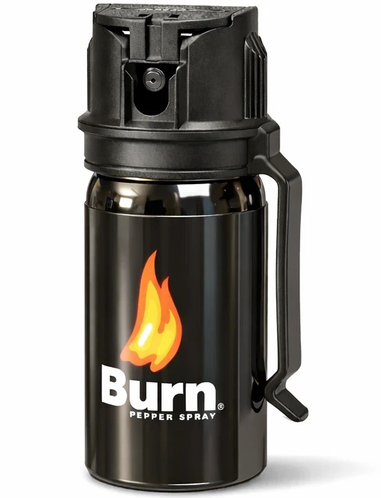 2 Pack Burn Pepper Spray 1.35oz Police Strength OC Personal Safety Self Defense