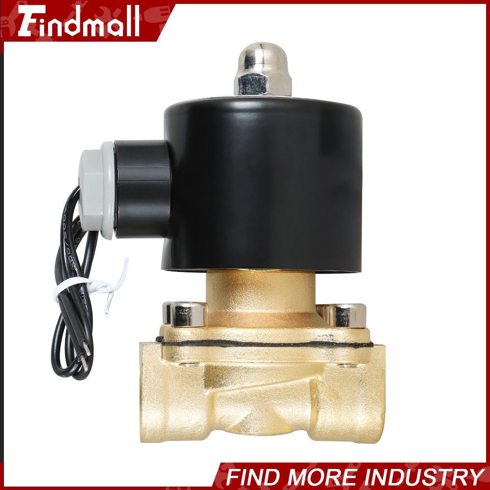 1/2″ DC 12V Brass Electric Solenoid Valve NPT Gas Water Air Normally Closed