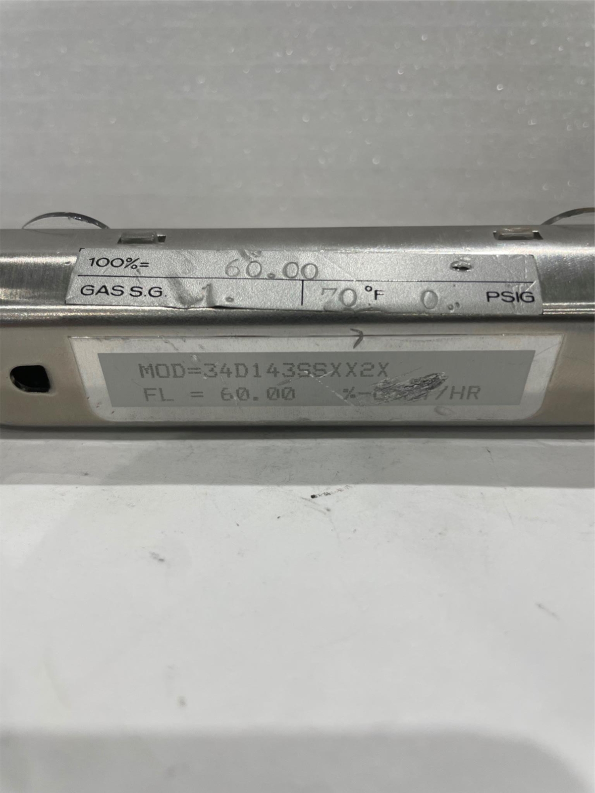 Wallace & Tiernan, Flow Meter, 34D143SSXX2X, Used