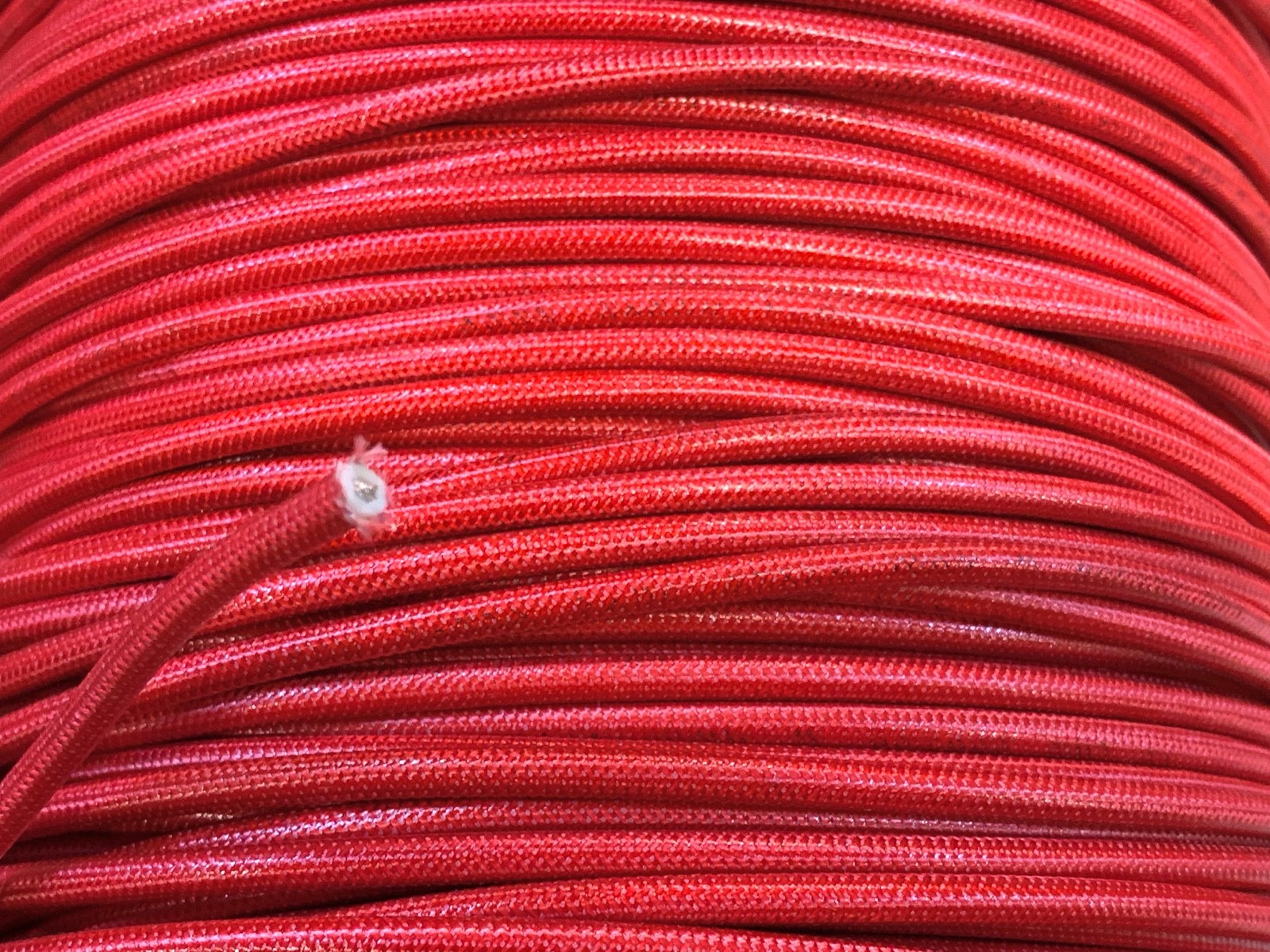 SRML RED 10 AWG 100′ FT FIBER GLASS BRAID APPLIANCE HI TEMP WIRE MOTOR LEAD