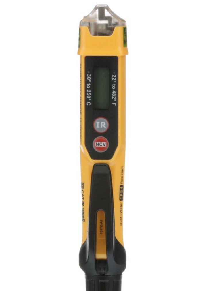 Klein Tools NCVT-41 Non-Contact Voltage Tester with Laser Infrared Thermometer