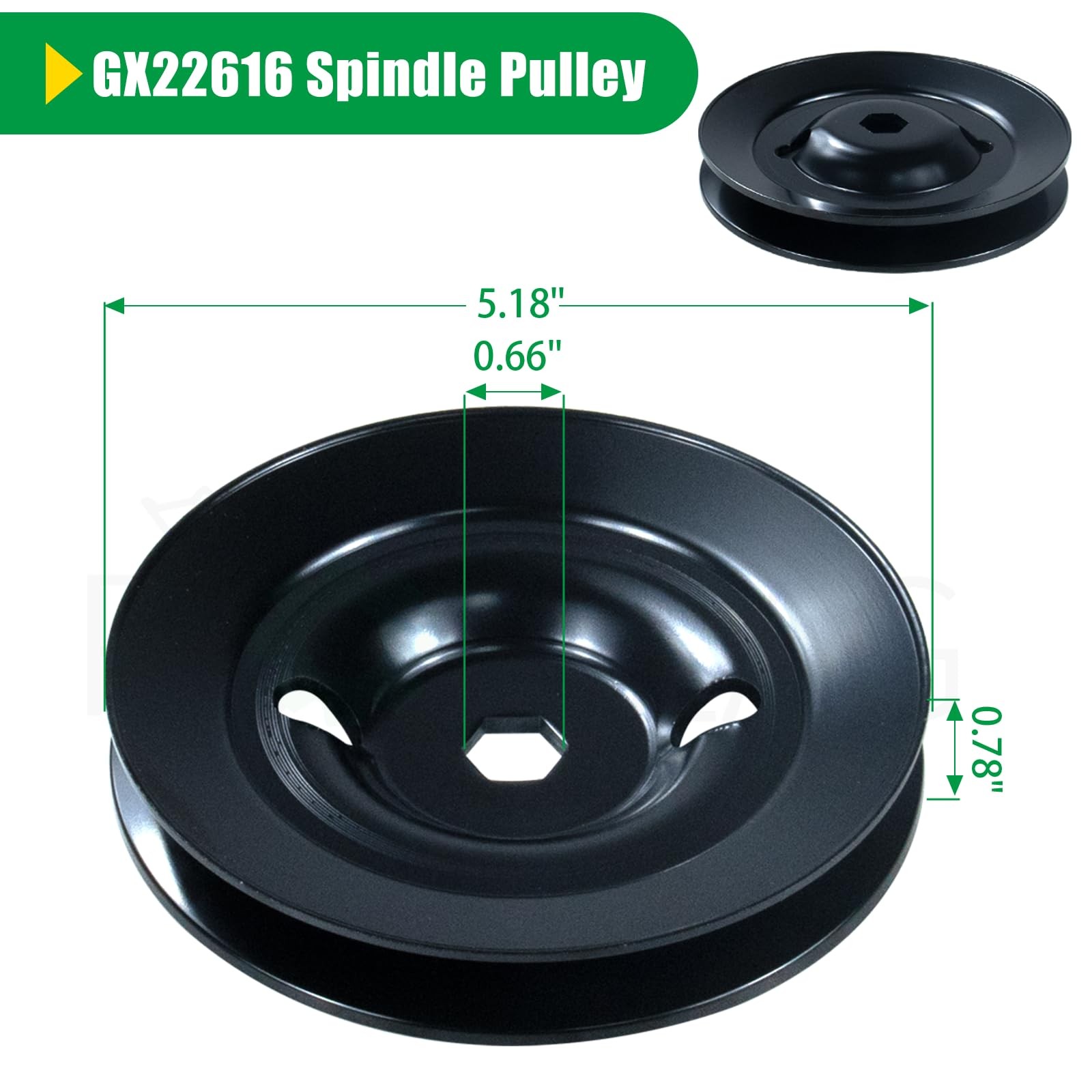 POSFLAG 3 Pack GY21098 Spindle Assembly for A6 3xGY21098+3xGX22616+GX21833