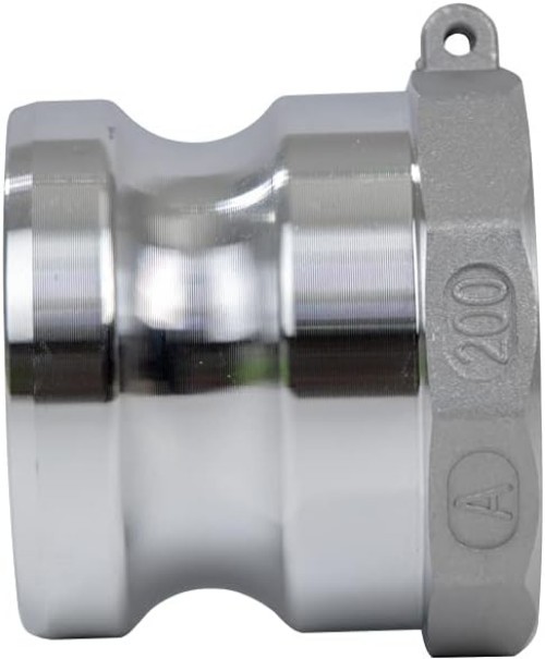 2 pcs Aluminum cam lock fittings 2″ Part A cam groove hose fitting camlock fi…