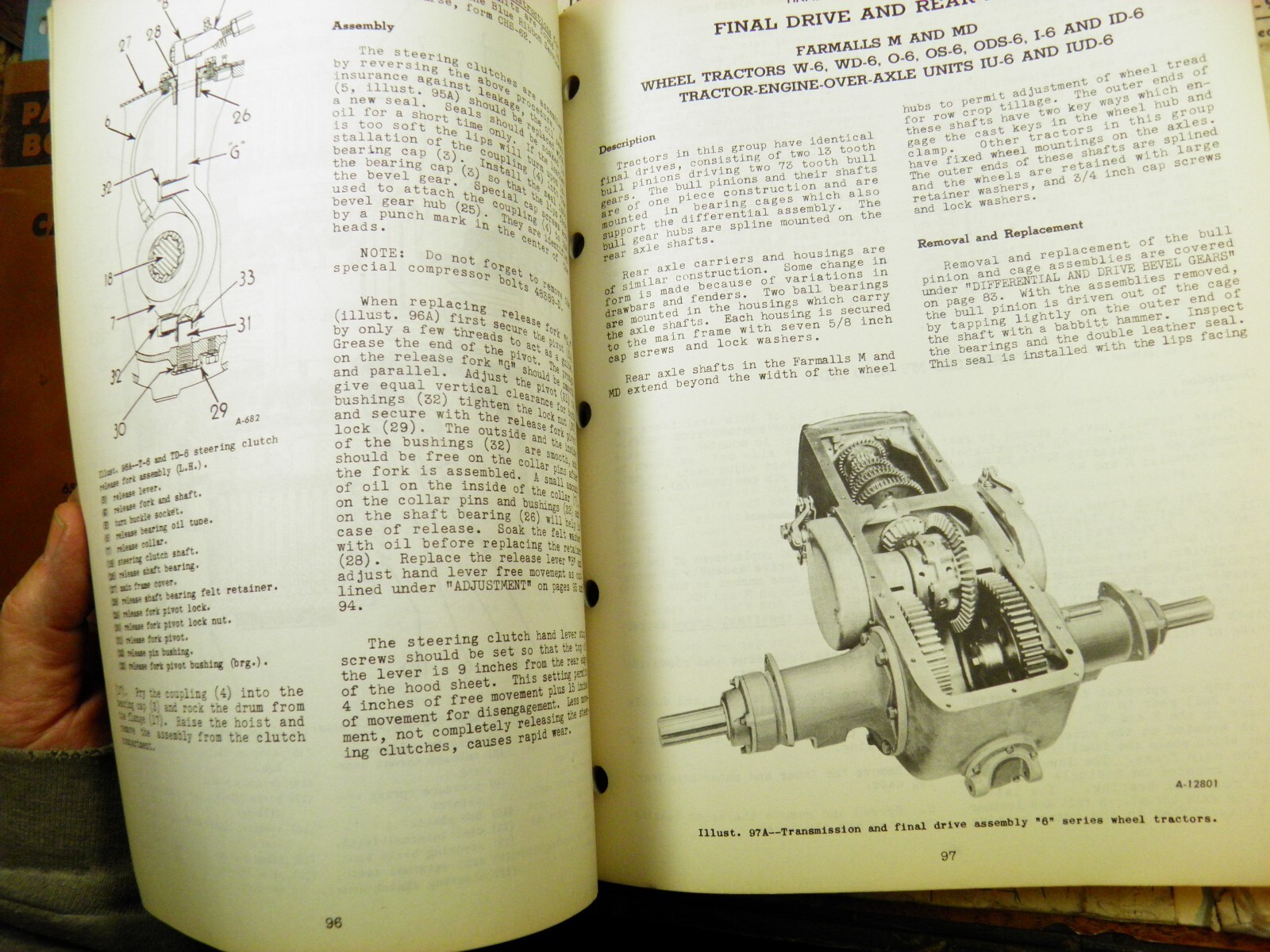 IH FARMALL M MD 6 SERIES TRACTORS CRAWLERS AND POWER UNITS SERVICEMANN’S GUIDE