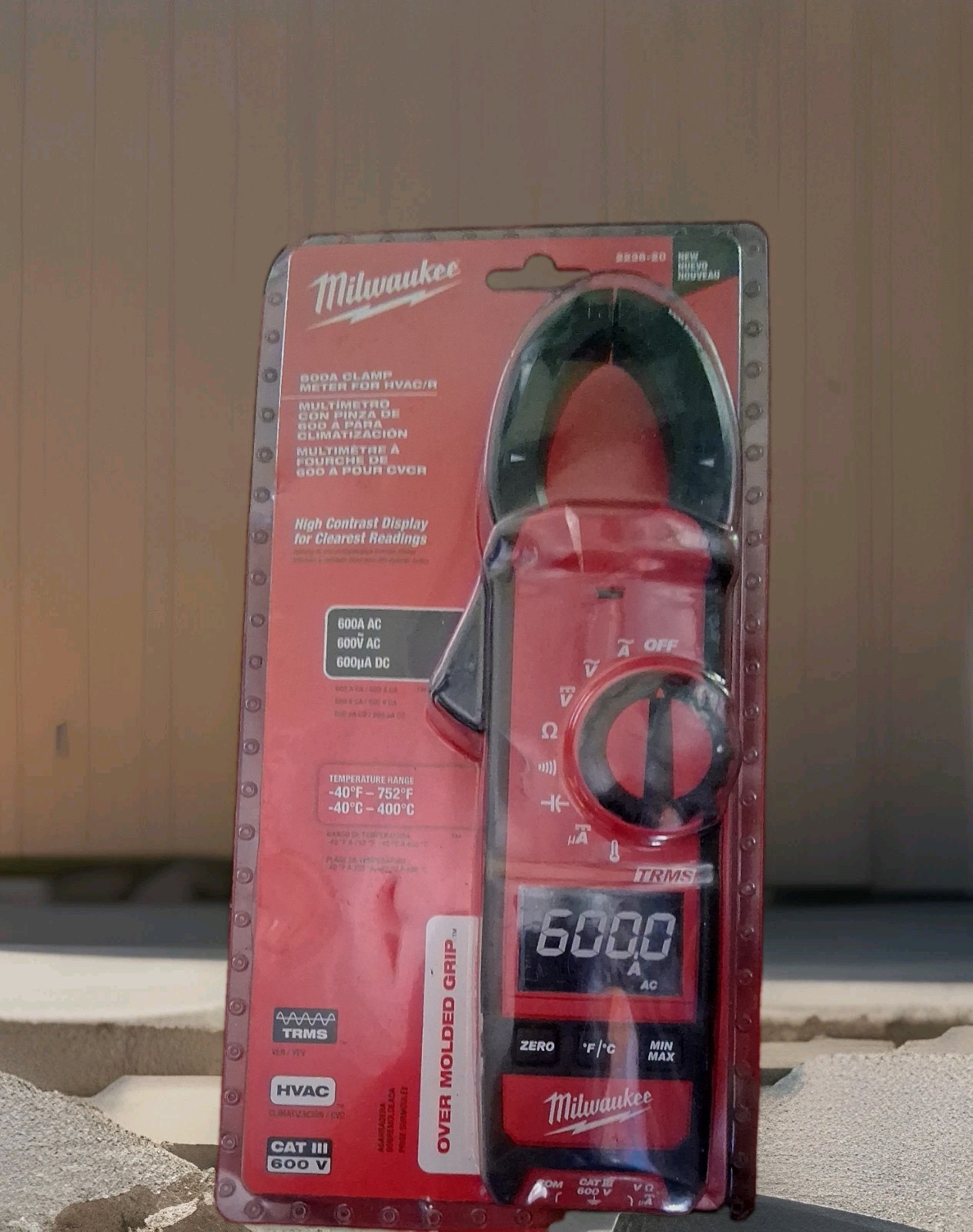 Milwaukee 2236-20 Clamp Meter for HVAC/R – Red