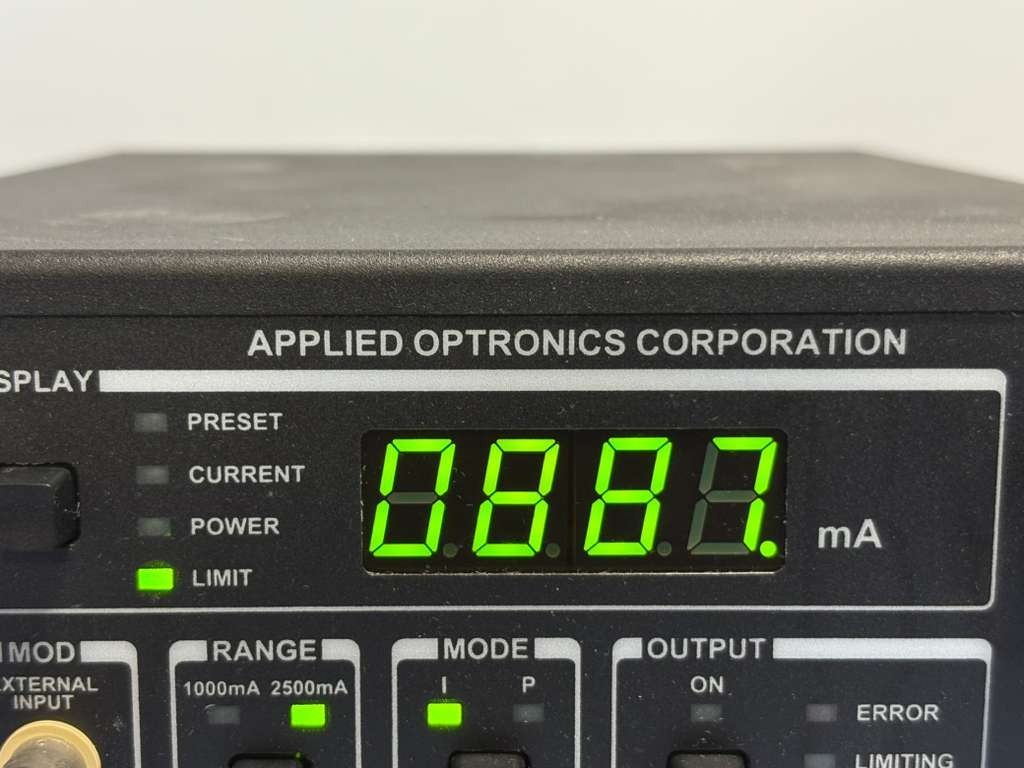 Applied Optronics Corporation Laser Power Controller Part AOC-LD-1