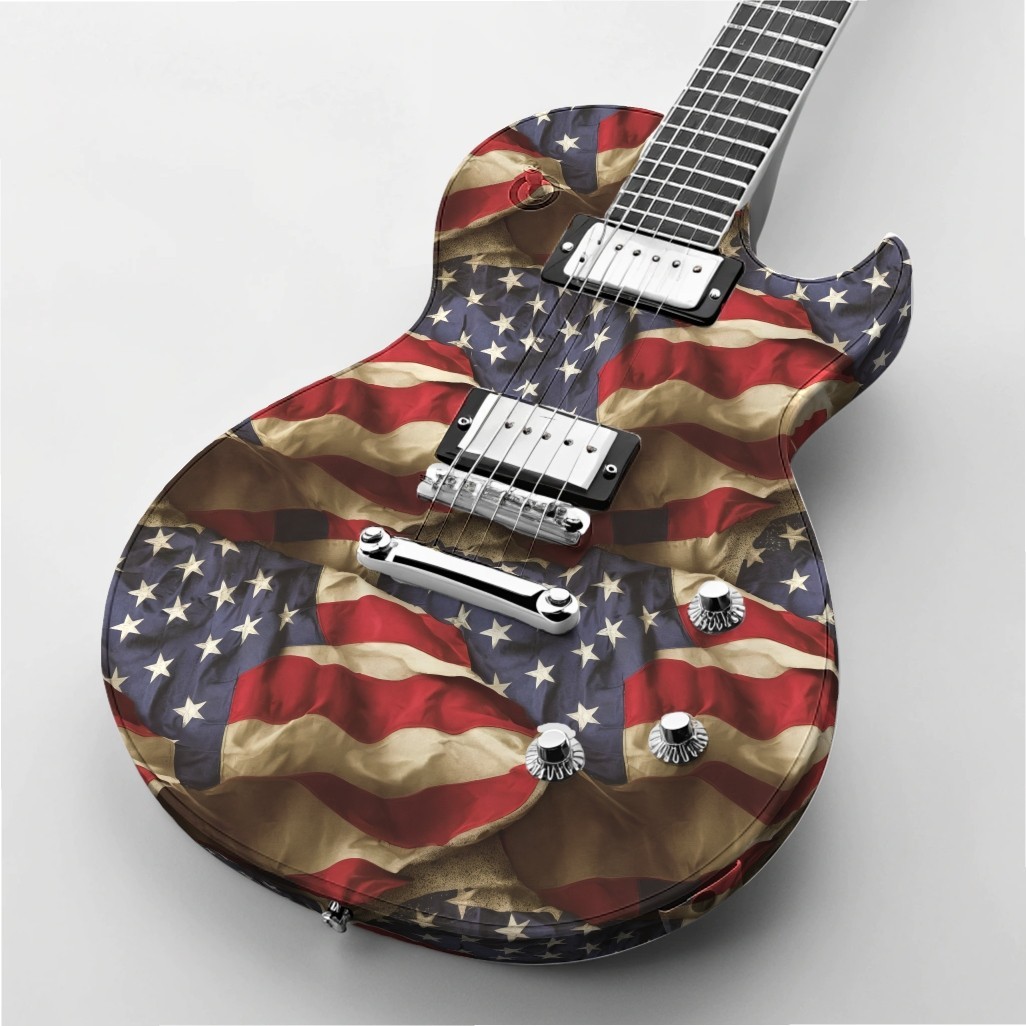 Grunge US Flag 57 – 18″x46″ Hydrographic Film Hydro Dipping