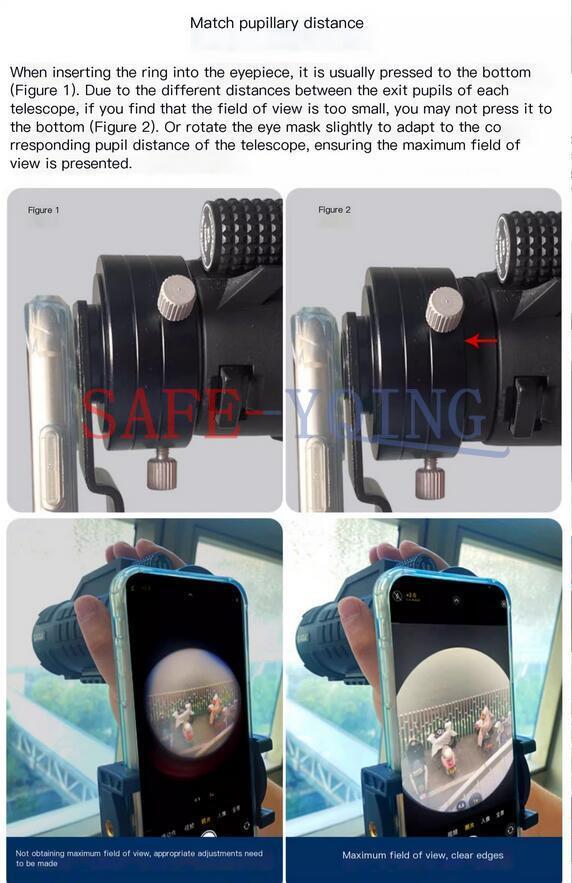 1PC Slit Lamp Adapter Microscope Eyepiece Smartphone Cell Phone Adapter