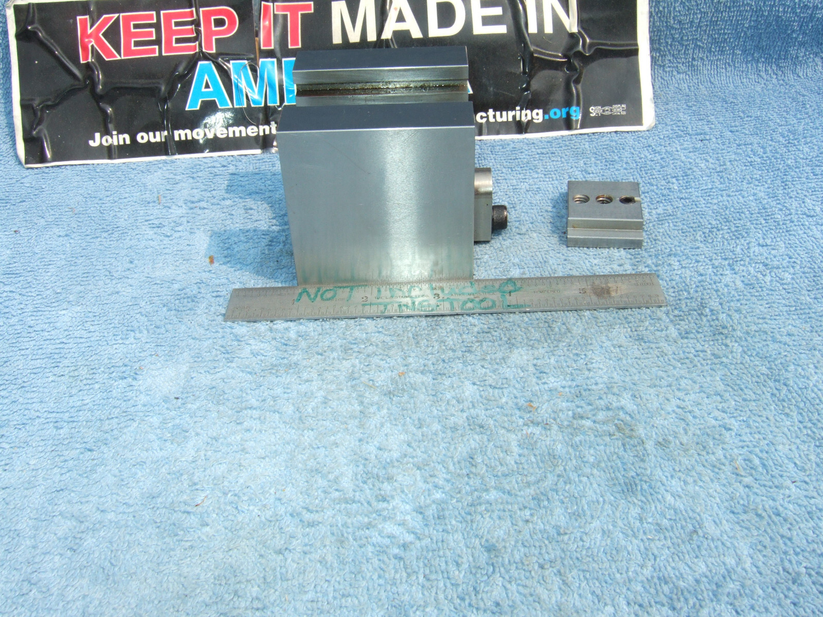 HERMANN SCHMIDT TYPE UCV W/CLAMP SQUARE GRIND V-BLOCK TOOLMAKER MACHINIST USED