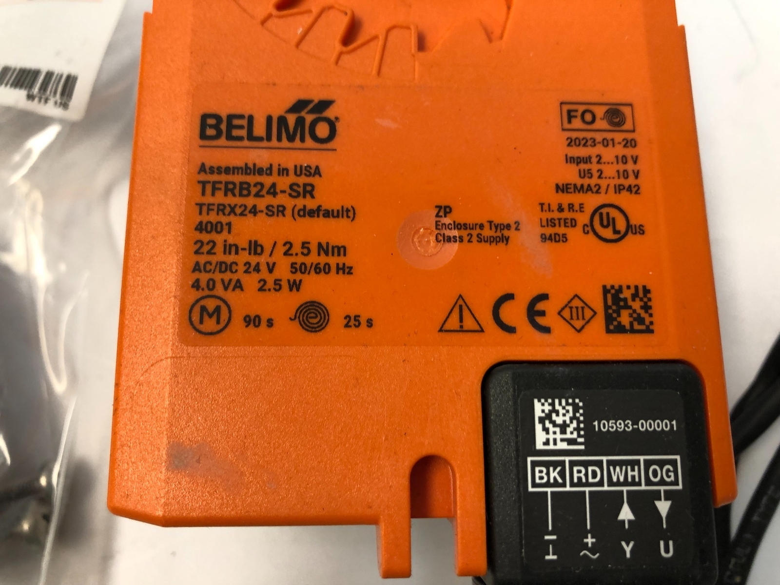 Belimo AFB24-SR Damper Actuator – Used Excellent Condition – Tested