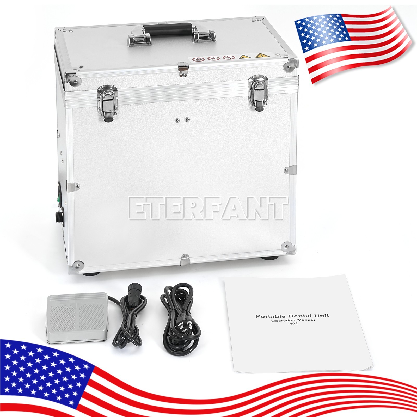Dental Unit System/Mobile Delivery Cart Treatment/Air Compressor Suction System