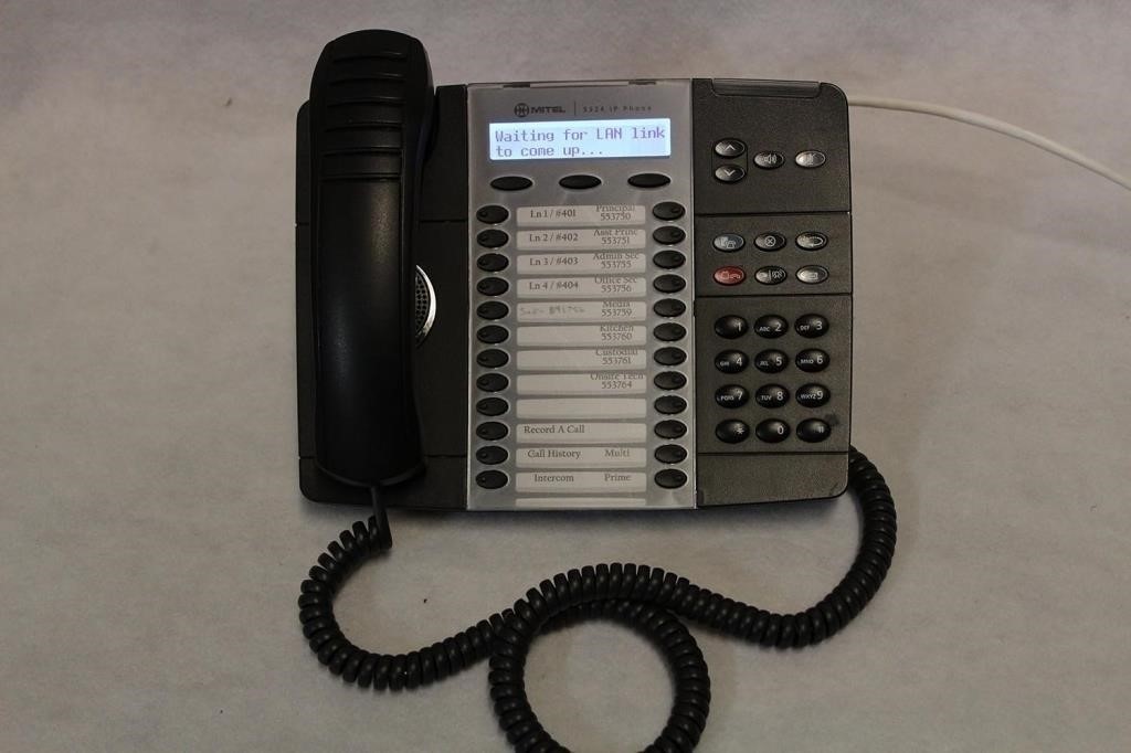 Fully Refurbished Mitel 5324 Dual Mode IP Phone (Black) Part number 50005664