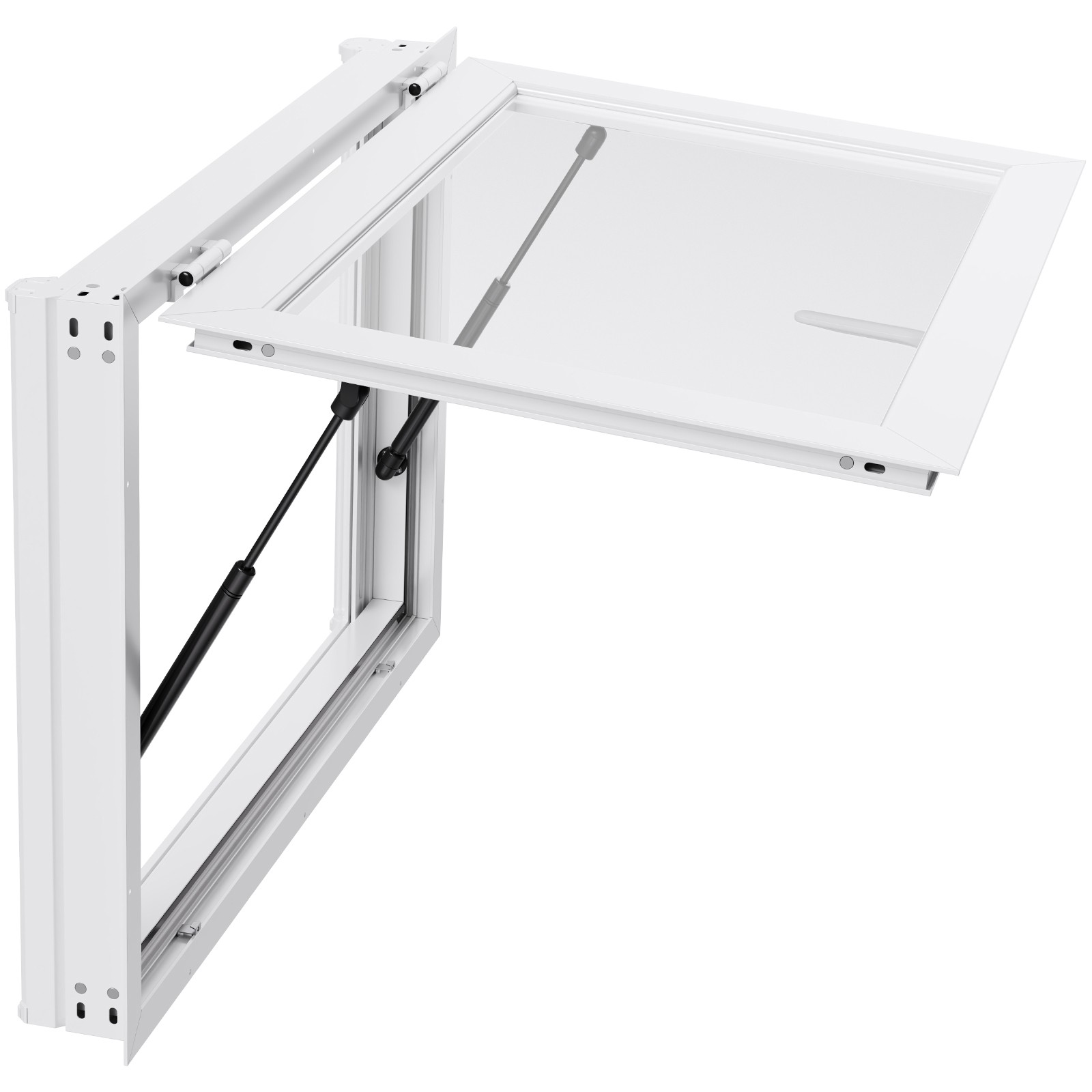 Uimoso Concession Stand Service Window with Aluminum Alloy Awning for Food Truck