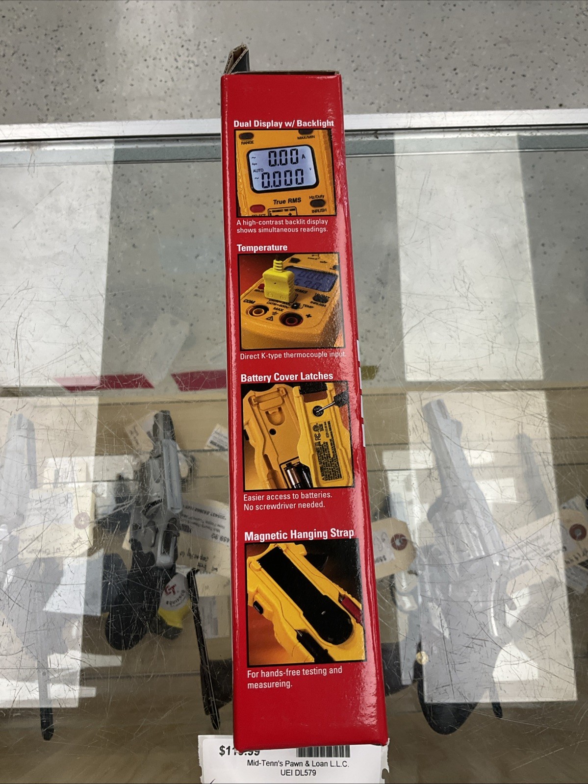 UEI DL579 Dual Display True RMS Clamp Meter W/ Leads! 238714