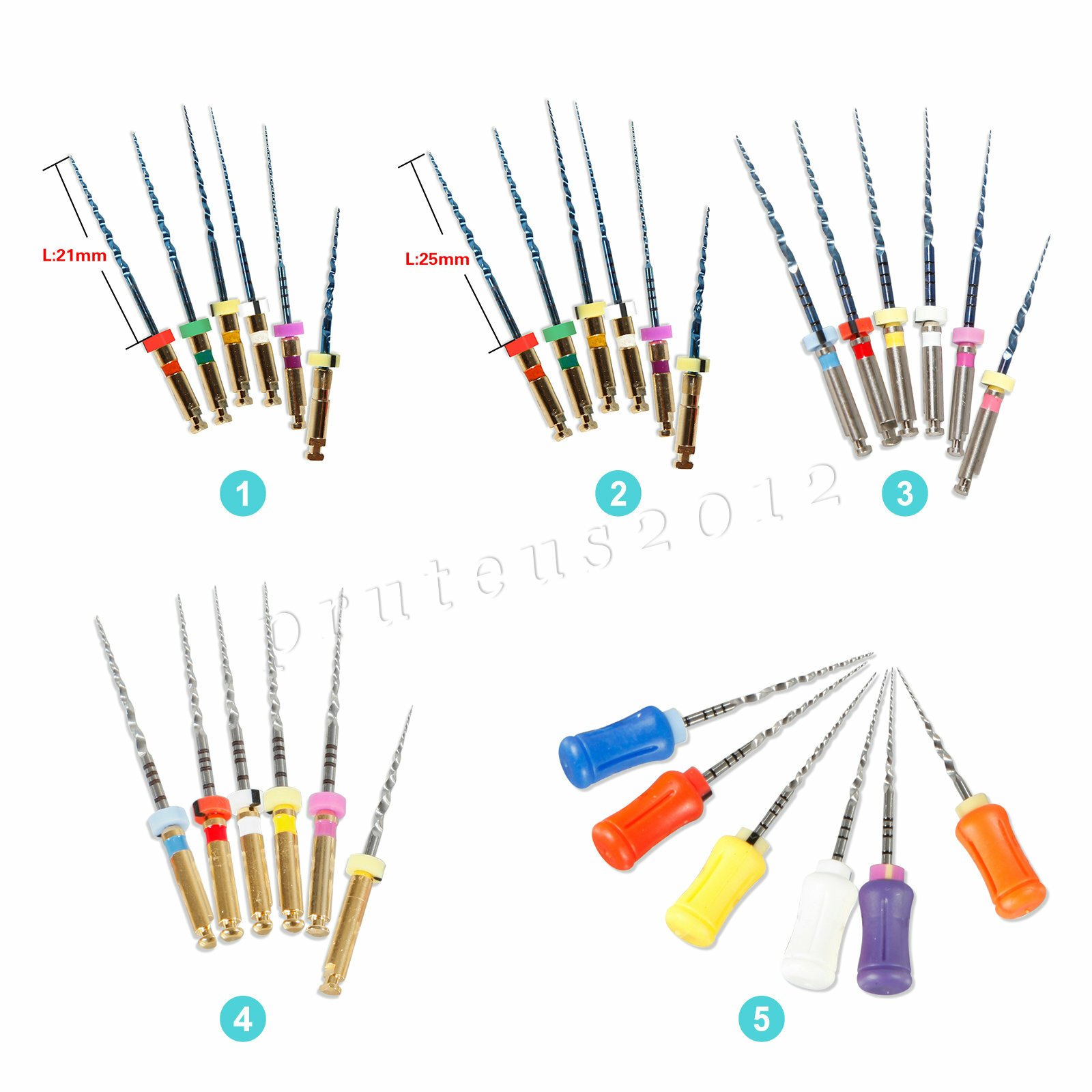 Dental Endo Root Canal Super Rotary File Heat Activation Engine/Hand Use CE FDA