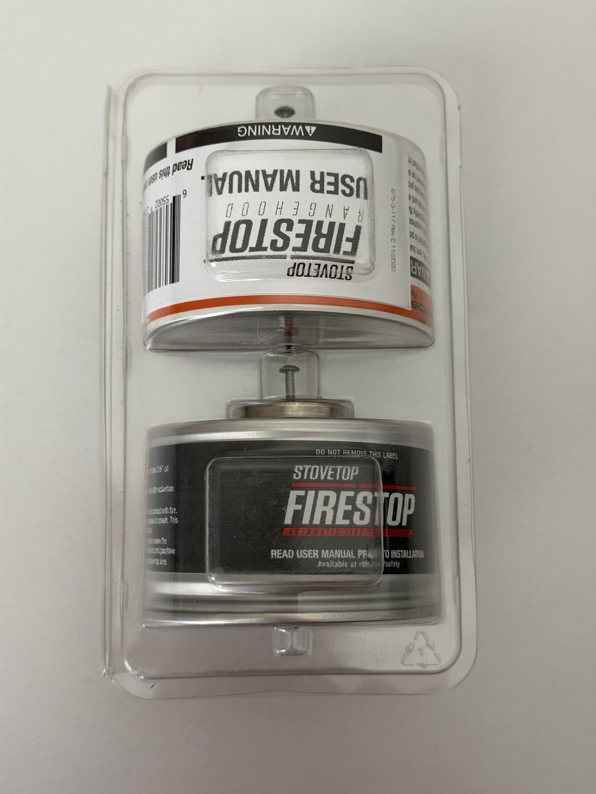 2 Pack StoveTop FireStop 675-3 RangeHood Fire Suppressor Expiration: 10/2027
