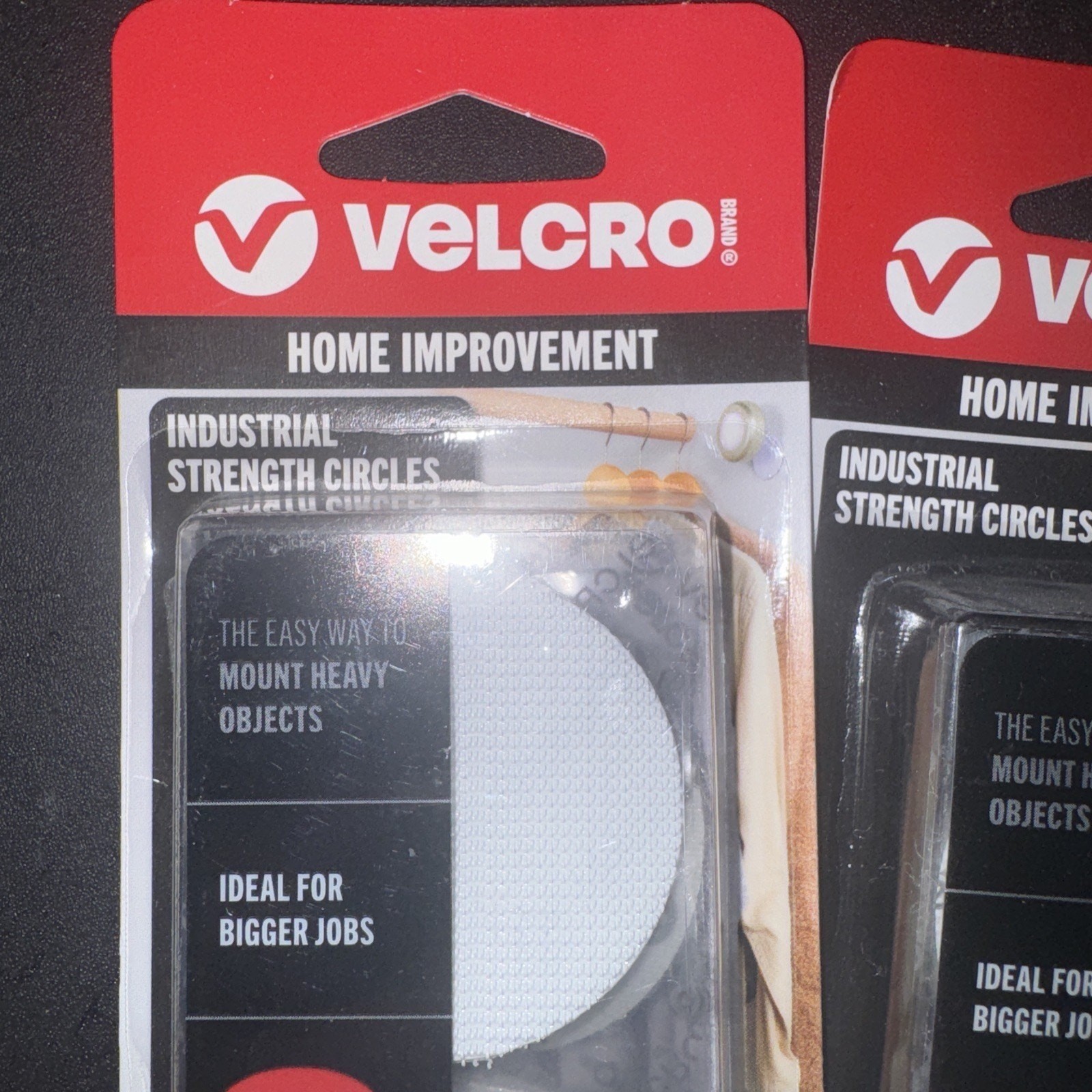(5) Velcro 1-7/8 in. Industrial Strength White Coins (4-Pack)