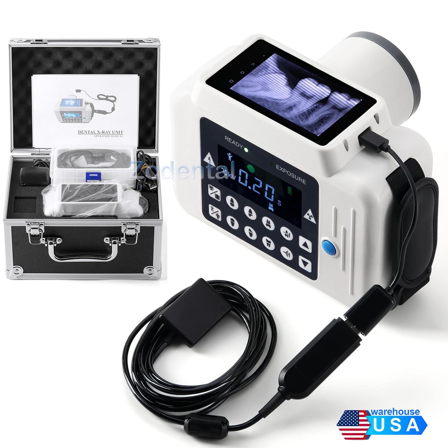 Dental Lab Marathon Electric Micromotor 35/40KRPM E-type Polishing Handpiece Set