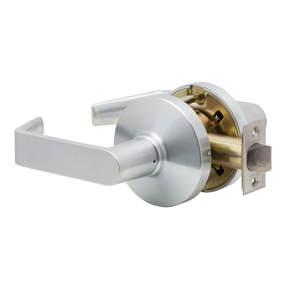 K Series Passage Dane Lock with 30266 Latch 30148 Strike Satin Chrome Finish