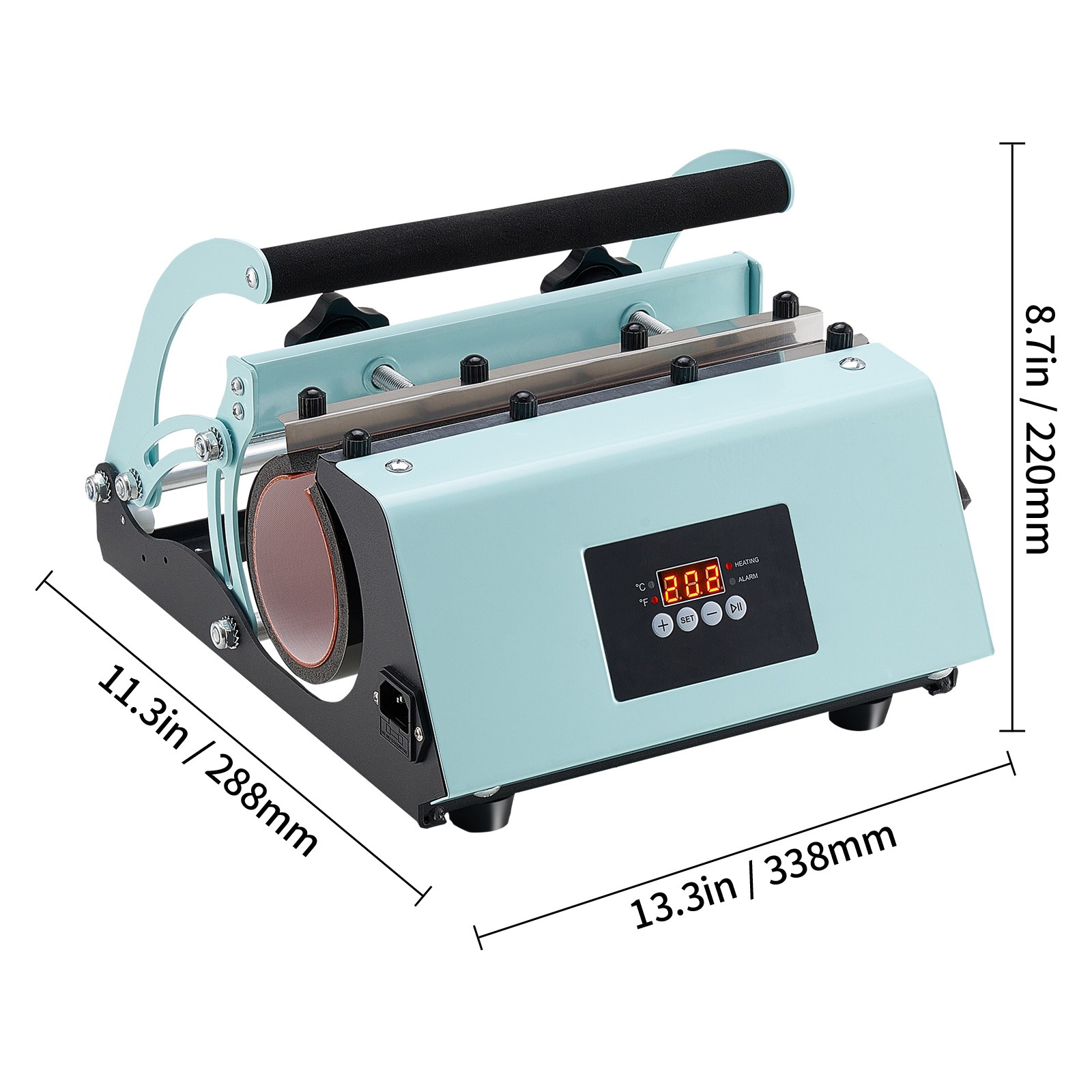 Tumbler Heat Press Machine 11-30oz Mug Press Sublimation Tumblers Green