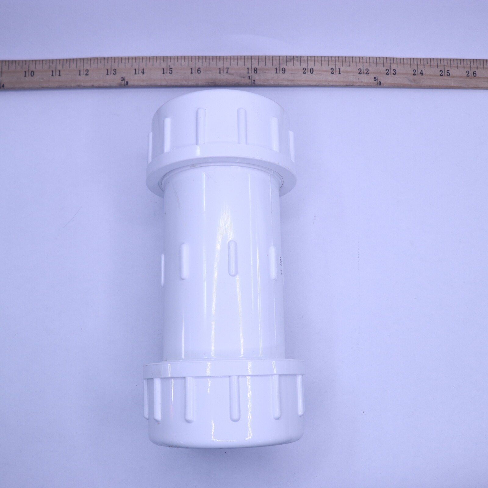 B & K Compression Coupling PVC White 2-1/2″ 160-109