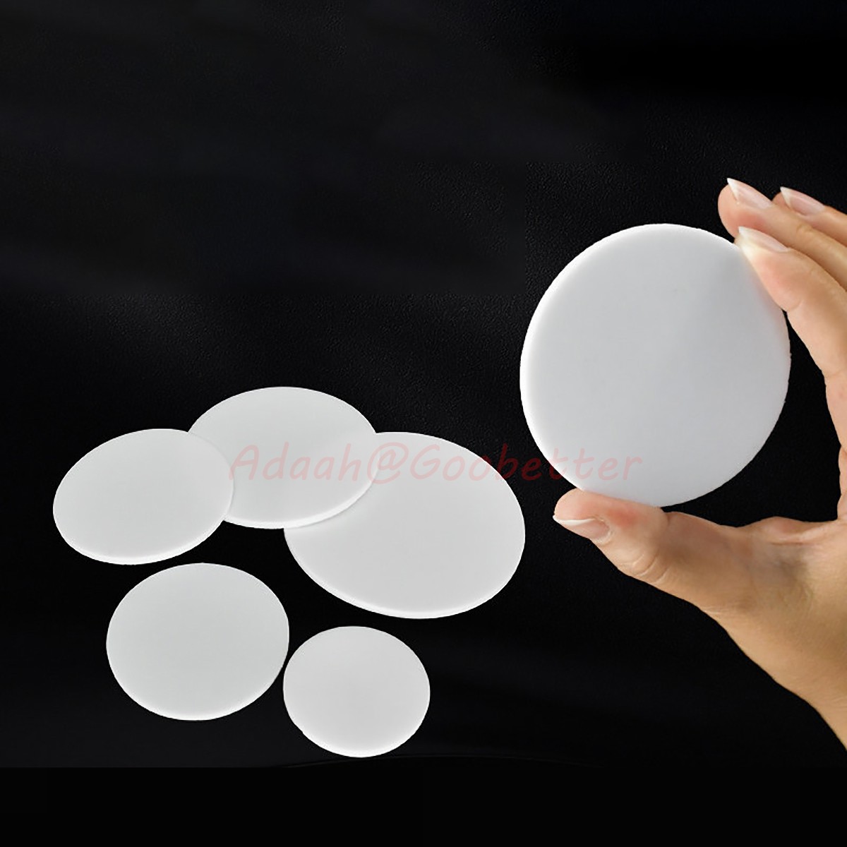 PTFE Discs Solid Round Sheet Pads Sealed Cushioning DN15 – DN800 Thickness 3mm