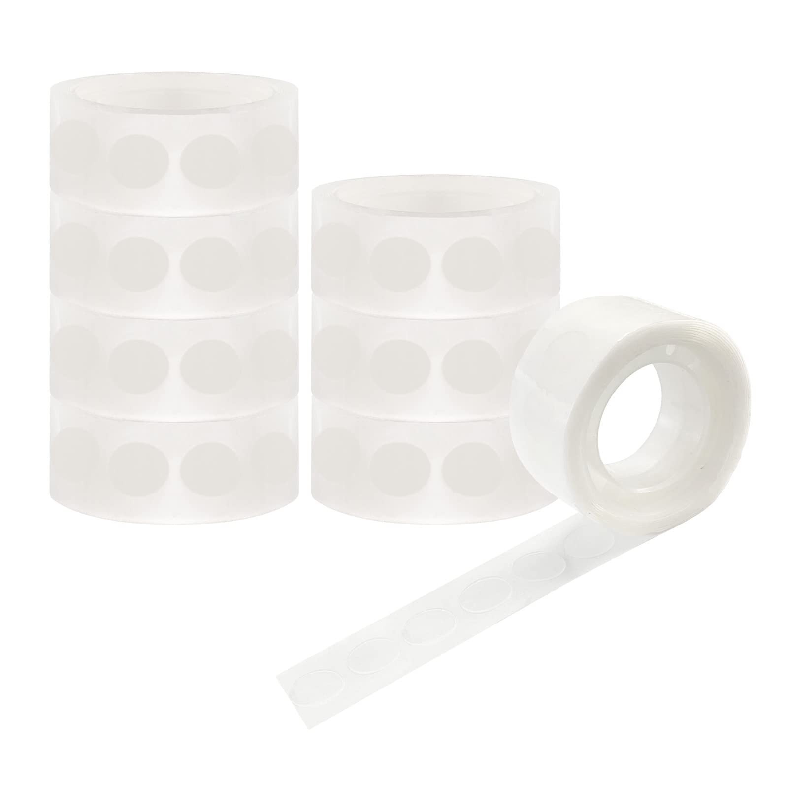 HANWER Balloon Glue Point Dots, 800 PCS Removable Clear Dots Double Sided, Ad…