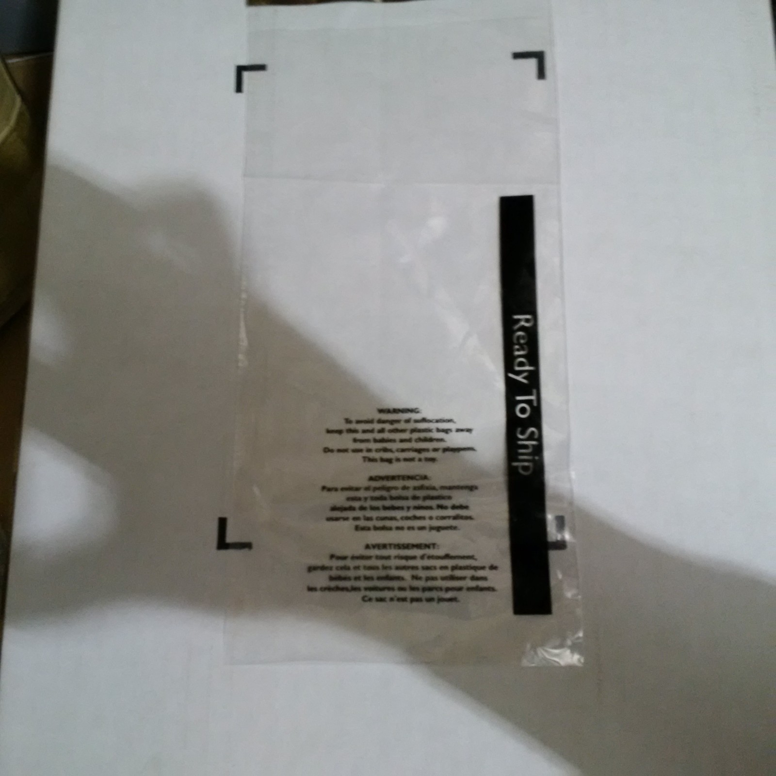 250/CS 24×30 Suffocation Warning Bags Clear, Permanent Seal with “Ready To Ship”