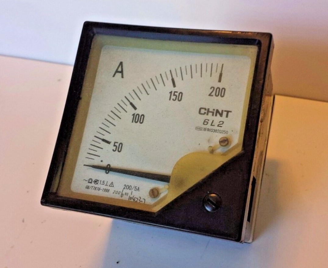 CHINT PANEL METER 6L2 0-200 Amps