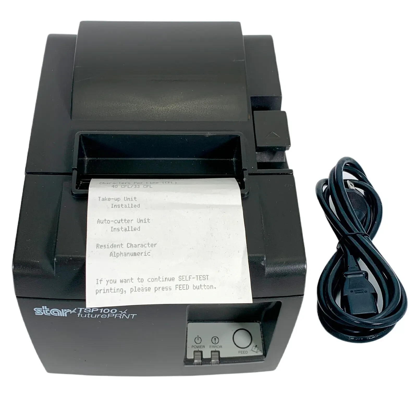 TESTED Star TSP100 futurePRNT 143U Thermal POS Receipt Printer USB for Square