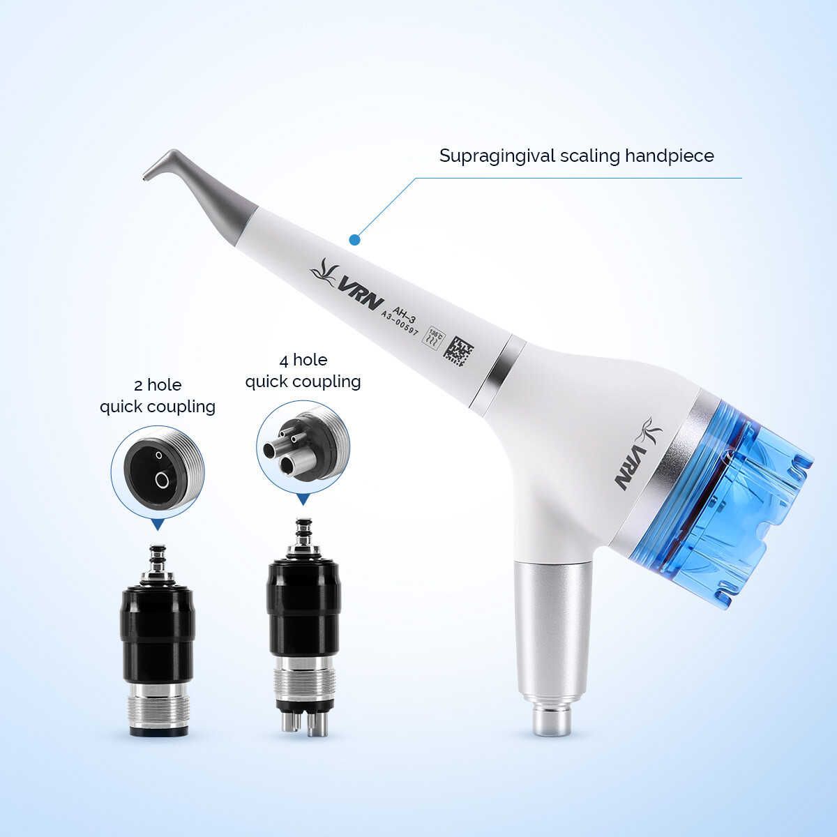 Dental Air Flow Teeth Polisher Prophy Handpiece Air Flow Handy 4 Hole / 2 Hole