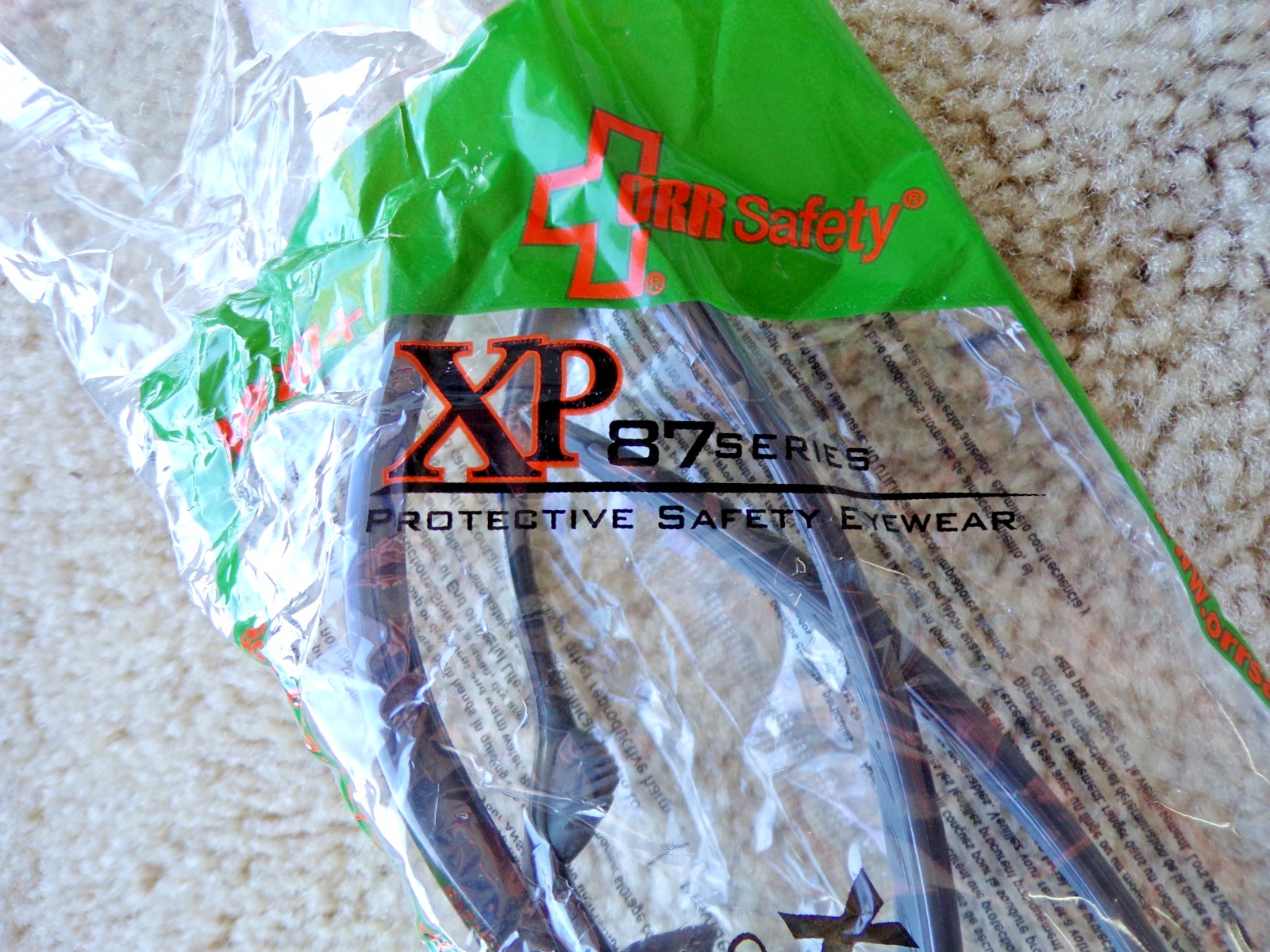 2 pair – ORR Safety Protective Eyewear Glasses XP87 Series XP610 Clear Lens @d5