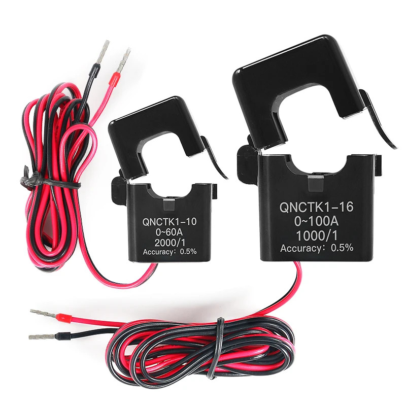 Current Transformer Split Core Clamp CT Sensor QNCTK1 5A 10A 50A 100A Range