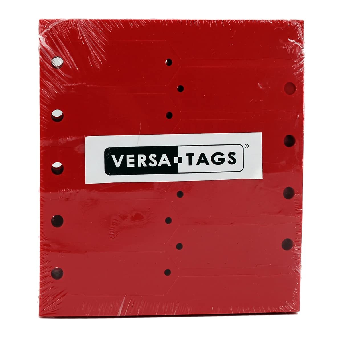 RED Self-Locking Arrow Key Tags (1,000 per pack) 1000 Tags, Fire Engine Red
