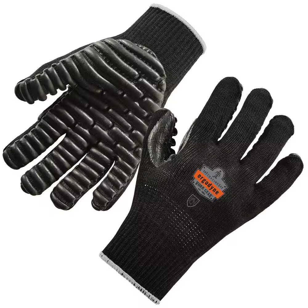 Proflex X-Large Black Certified Lightweight Anti-Vibration Gloves